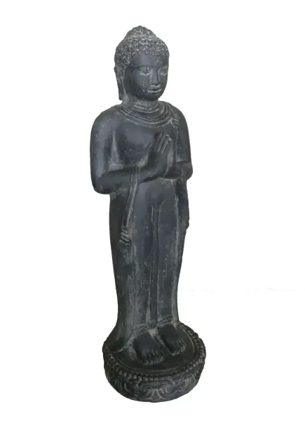 Product image 3 of the product “Buddha standing, cast stone, 50cm height ”